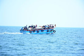 Gita in barca alle isole al largo di Jaffna-Aprile-2017 (clicca per ingrandire)